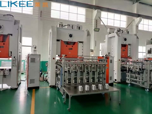 Volledig automatische 35-70 slagen/min Aluminiumfolie bak maken machine met H frame uiterlijk