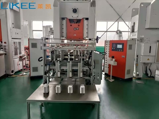 H Frame Mitsubishi Automatic Feeding System Aluminiumfolie container maken machine LK-T80