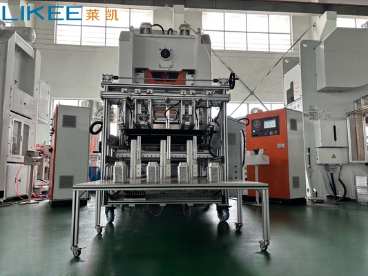 High-Performance 12000pcs/hour Aluminium Foil Tray Maker Met 80mm Ram Adjustment