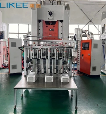 WITTE ABD ORANGE C Frame Hydraulische pers Aluminiumfolie Container Machine Automatische verpakkingsmethode