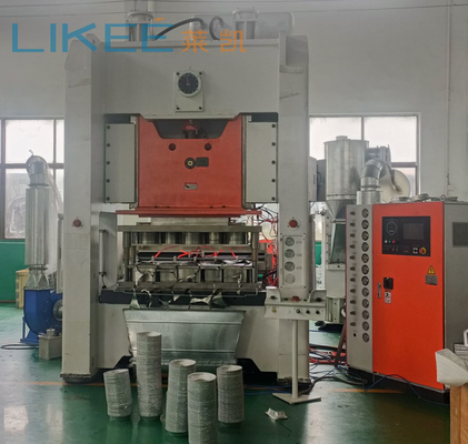 Automatische High Speed Aluminium Foil Tray Making Machine LK-T130 met lange levensduur