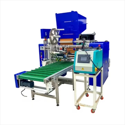 LKWD-450 Huis Aluminiumfolie Terugspoelen Automatische Machine 50HZ Frequentie 4KW Motor