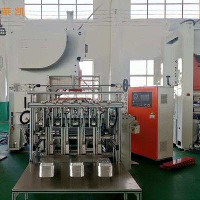 Persoonlijke zilveren foliecontainermachine met 1100*900mm werkplaat