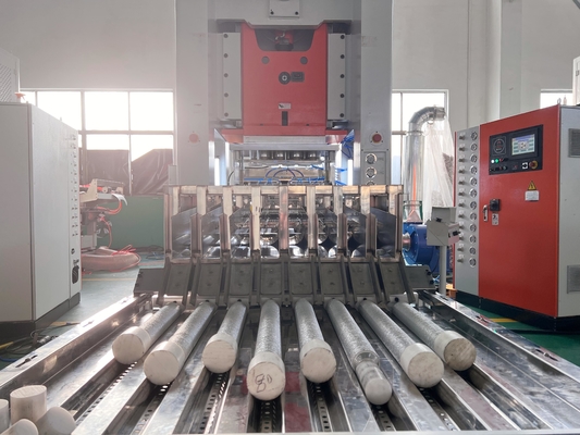 Volledig automatische aluminium folie cake cup stapler machine met aangepast ontwerp