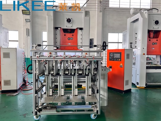 Volledig automatische aluminiumfolie voedselcontainermachine LIKEE T80 4 holtes