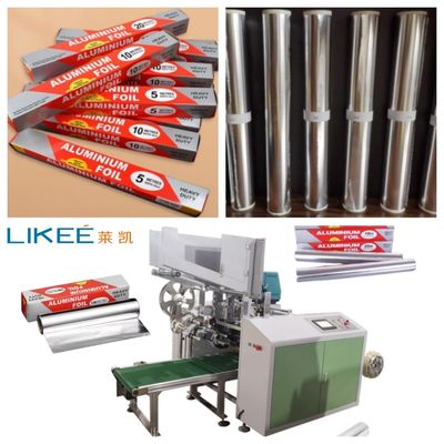 LKWD-450 Huis Aluminiumfolie Herwikkelen Automatische Machine 6 Assen Automatisch Wisselen