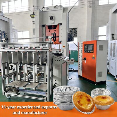 LK-T80 Aluminiumfolieproductiemachine met 80 ton perscapaciteit, Mitsubishi PLC-besturing en 12000 stuks/uur productie