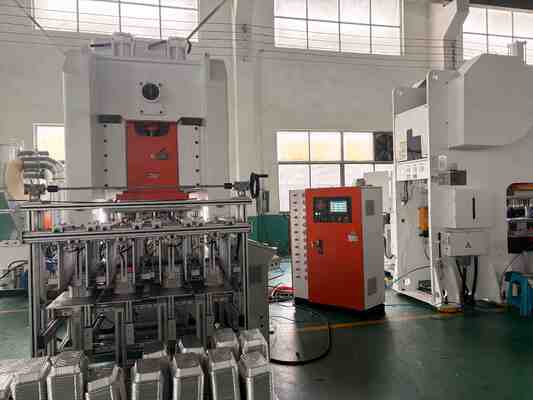 LK-T80 Aluminium folie maken machine Container met gesloten olie circuit bespaart smeermiddel en 10-jarige levensduur