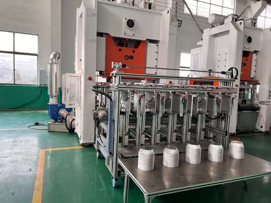 Aluminiumfolie Container Productiemachine 130 Ton H-Frame Op Maat Gemaakte Matrijs Ontwerp & Fabricage