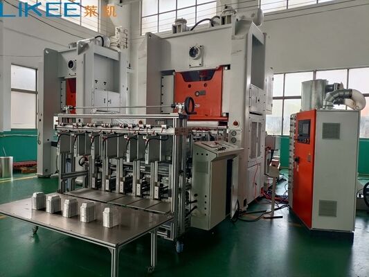 Aluminiumfoliecontainermachine 130 ton H framepresslijn voor massaproductie