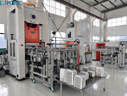 Aluminium Foil Container Making Machine 80 Ton H Frame with Mitsubishi PLC and ABB Motor Foil Container Press