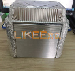 Zilveren van het de Folievoedsel van het Kleuren1800ml Aluminium de Container Veelvoudig Compartiment